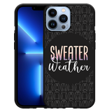 Hoesje Zwart geschikt voor iPhone 13 Pro Max - Sweater Weather