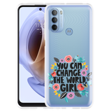 Hoesje geschikt voor Motorola Moto G41 - Girly