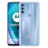 Hoesje geschikt voor Motorola Moto G71 Love Yourself