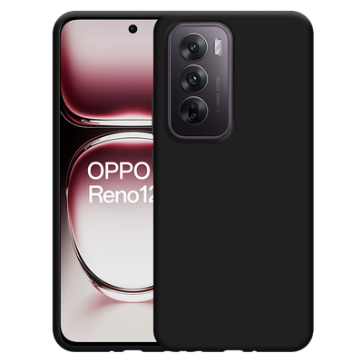 Cazy Soft TPU Hoesje geschikt voor Oppo Reno12 - Zwart