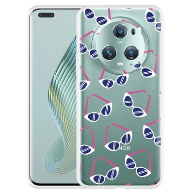 Cazy Hoesje geschikt voor Honor Magic5 Pro Retro Zonnebrillen I