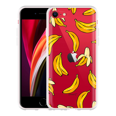 Cazy Hoesje geschikt voor iPhone SE 2020 - Banana