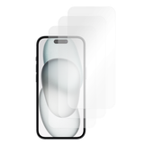 Tempered Glass Screen Protector geschikt voor iPhone 15 - Transparant - 3 stuks
