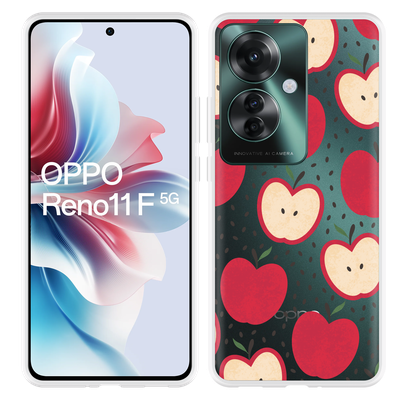 Cazy Hoesje geschikt voor Oppo Reno11 F Appels