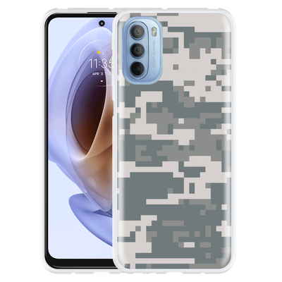 Cazy Hoesje geschikt voor Motorola Moto G41 - Camouflage Digi