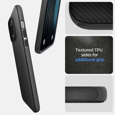 Hoesje geschikt voor iPhone 14 Pro - Spigen Mag Armor Case Magfit - Zwart