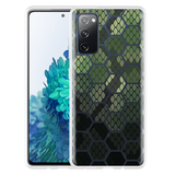 Hoesje geschikt voor Samsung Galaxy S20 FE - Snakeskin Honeycomb
