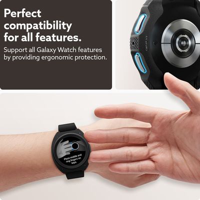 Samsung Galaxy Watch5 Pro 45mm Hoesje - Spigen Caselogy Vault Case - Zwart