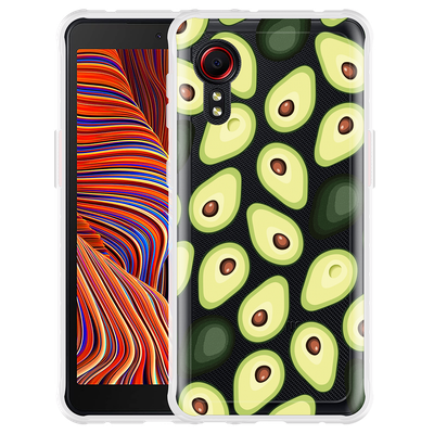 Cazy Hoesje geschikt voor Samsung Galaxy Xcover 5 - Avocado's