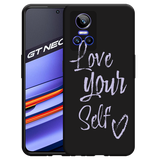 Hoesje Zwart geschikt voor Realme GT Neo3 Love Yourself