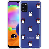 Hoesje geschikt voor Samsung Galaxy A31 - Penguin Chillin