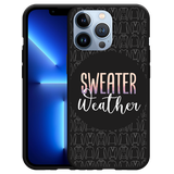 Hoesje Zwart geschikt voor iPhone 13 Pro - Sweater Weather