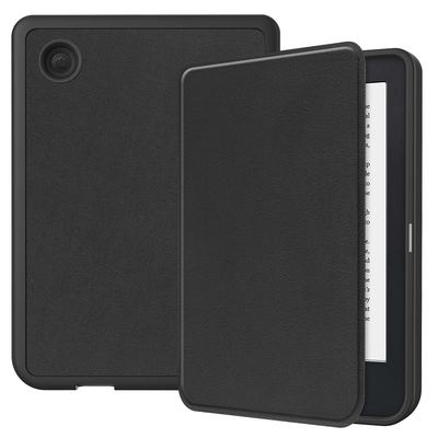 Cazy Hoes geschikt voor Kobo Clara 2E - E-reader Folio Hoes - Zwart