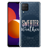 Hoesje geschikt voor Samsung Galaxy M12 - Sweater Weather