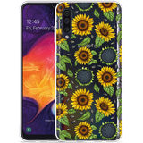 Hoesje geschikt voor Samsung Galaxy A50 - Sunflowers