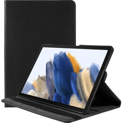 Cazy 360 Graden Roterende Hoes geschikt voor Samsung Galaxy Tab A8 - Zwart