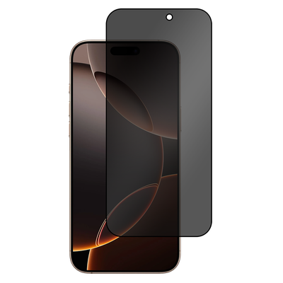 Cazy Privacy Screenprotector geschikt voor iPhone 16 Pro - Screenprotector Gehard Glas