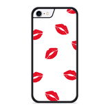 Hardcase hoesje geschikt voor iPhone 8 - Red Kisses