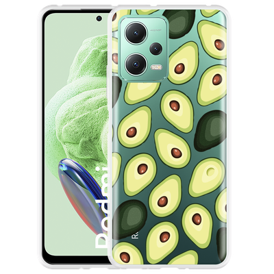 Cazy Hoesje geschikt voor Xiaomi Redmi Note 12 Avocado's