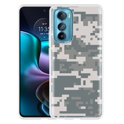 Cazy Hoesje geschikt voor Motorola Edge 30 - Camouflage Digi