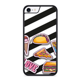 Hardcase hoesje geschikt voor iPhone 8 - Love Fast Food