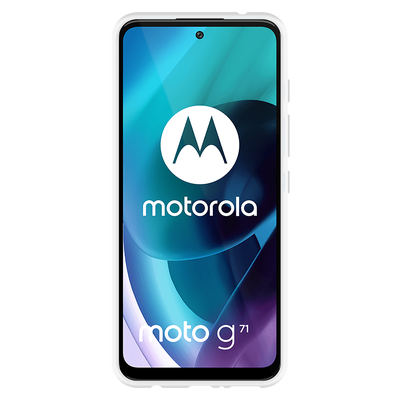 Cazy Soft TPU Hoesje geschikt voor Motorola Moto G71 - Transparant