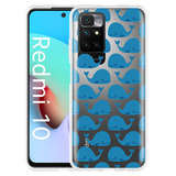Hoesje geschikt voor Xiaomi Redmi 10 - Whales
