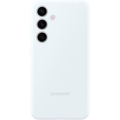 Samsung Hoesje geschikt voor Galaxy S24 - Siliconen Case - Wit