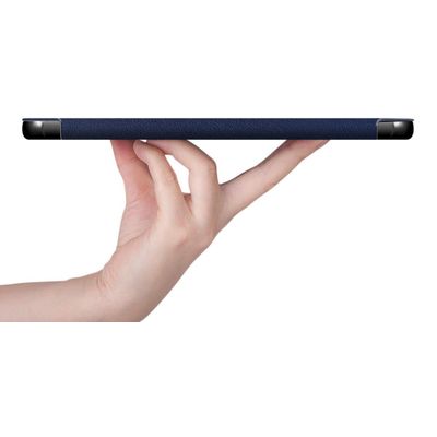 Cazy TriFold Hoes met Auto Slaap/Wake geschikt voor Lenovo Tab M10 FHD Plus Gen 2 - Blauw