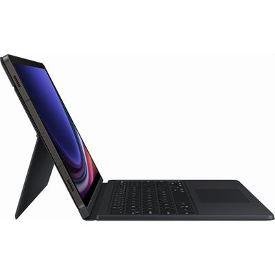 Samsung Toetsenbord Hoes geschikt voor Samsung Galaxy Tab S9/S9 FE - Keyboard Cover - Zwart