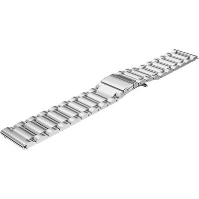 Cazy Bandje geschikt voor Huawei Watch GT 2 Pro - Metalen Horlogebandje - Zilver