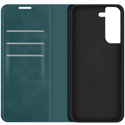 Cazy Wallet Magnetic Hoesje geschikt voor Samsung Galaxy S23+ - Groen