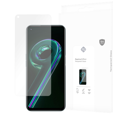 Cazy Tempered Glass Screen Protector geschikt voor Realme 9 Pro+ - Transparant