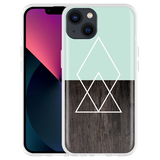 Hoesje geschikt voor iPhone 13 - Wood Simplicity