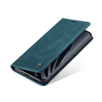 OnePlus 10 Pro Hoesje - CASEME Retro Wallet Case - Blauw
