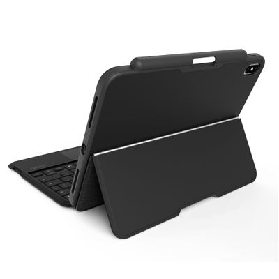Hoes geschikt voor iPad 10.9 (2022) - Gecko Keyboard Cover 2.0 - QWERTY - Grijs