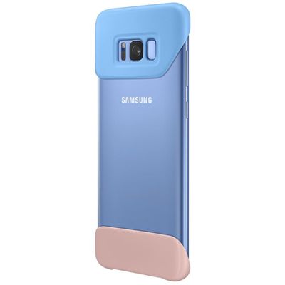 Samsung Galaxy S8 Plus 2Piece Cover - Blauw/Roze