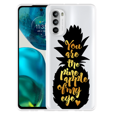 Cazy Hoesje geschikt voor Motorola Moto G52 - Big Pineapple
