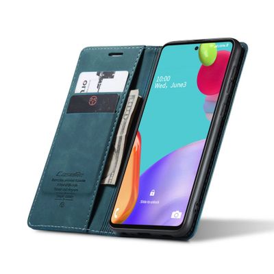 Samsung Galaxy A52 / A52s Hoesje - CASEME Retro Wallet Case - Blauw