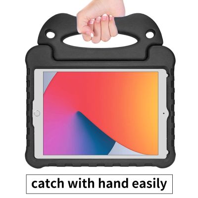 Cazy Ultra Kinderhoes geschikt voor iPad 2021 (9th Gen)/2020 (8th Gen)/iPad 2019 (7th Gen) - Zwart
