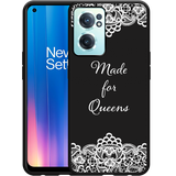 Hoesje Zwart geschikt voor OnePlus Nord CE2 - Made for queens