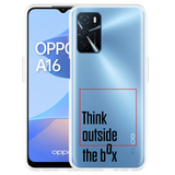 Hoesje geschikt voor Oppo A16/A16s - Think out the Box