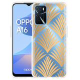 Hoesje geschikt voor Oppo A16/A16s - Art Deco Gold
