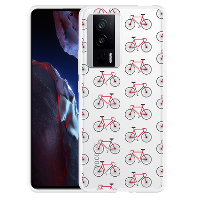 Cazy Hoesje geschikt voor Poco F5 Pro Fietsen