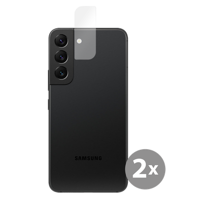 Cazy Tempered Glass Camera Lens Protector Protector geschikt voor Samsung Galaxy S22 - 2 stuks