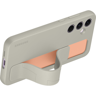 Samsung Standing Grip Case Geschikt voor Samsung Galaxy A55 - Grijs