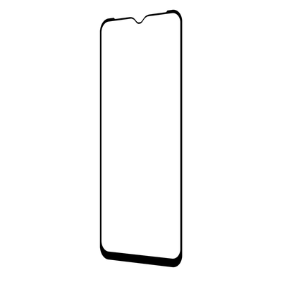 Cazy Full Cover Glass Screen Protector geschikt voor Motorola Moto E6 Plus - Zwart