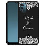 Hoesje Zwart geschikt voor Nokia G11/G21 - Made for queens