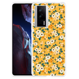 Hoesje geschikt voor Poco F5 Pro Vintage Bloemenprint