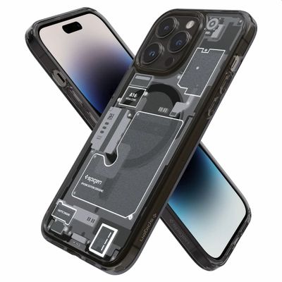 Hoesje geschikt voor iPhone 14 Pro Max Spigen Ultra Hybrid Mag Case Magfit - Zero One